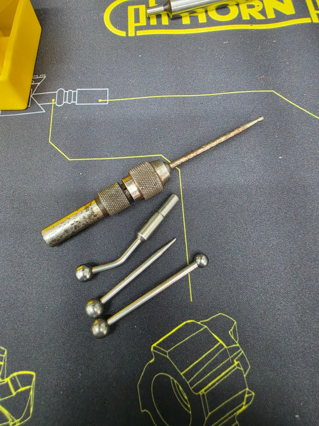 Five-Piece Wiggler and Center-Finder Set